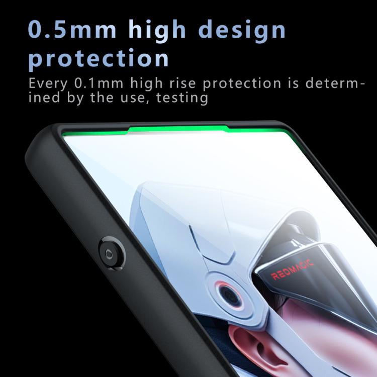 For ZTE nubia RedMagic 10 Air Armor MagSafe PC Hybrid TPU Phone Case - Frosted Black