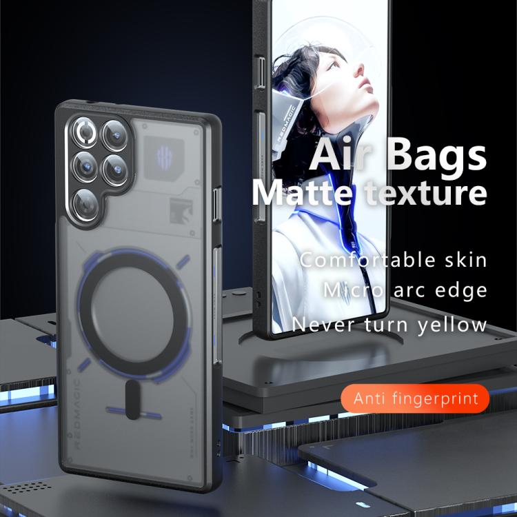 For ZTE nubia RedMagic 11 Pro / 11 Pro+ Armor MagSafe PC Hybrid TPU Phone Case - Frosted Black