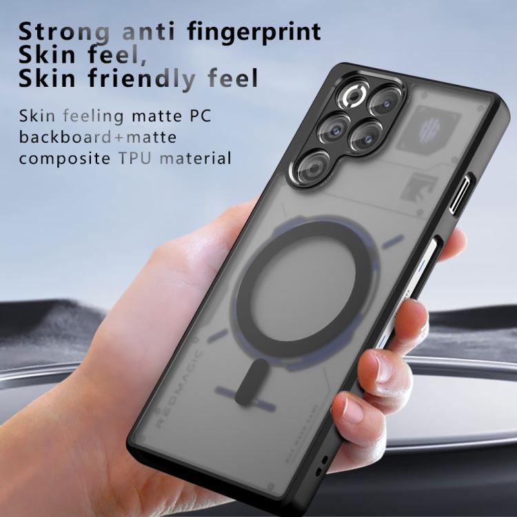 For ZTE nubia RedMagic 11 Pro / 11 Pro+ Armor MagSafe PC Hybrid TPU Phone Case - Frosted Black