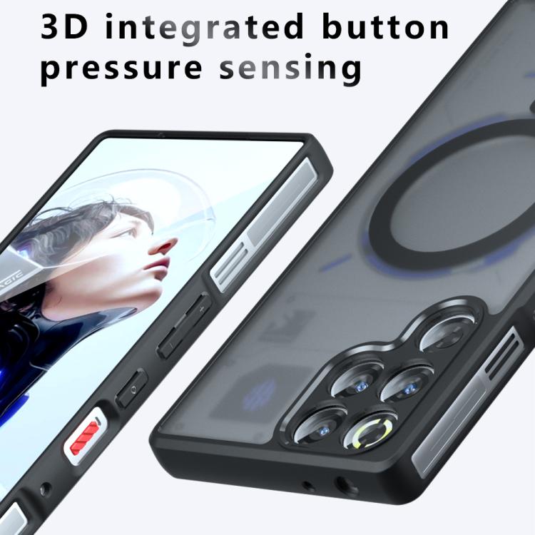 For ZTE nubia RedMagic 11 Pro / 11 Pro+ Armor MagSafe PC Hybrid TPU Phone Case - Frosted Black