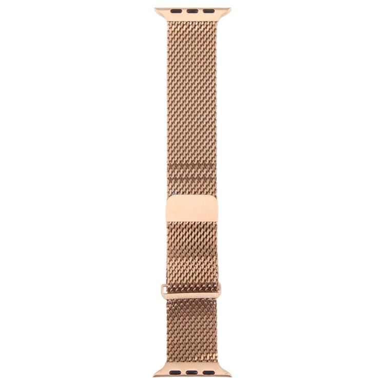 For Apple Watch 46mm / 49mm / 45mm / 44mm Double-section Magnetic Milanese Titanium Watch Band
