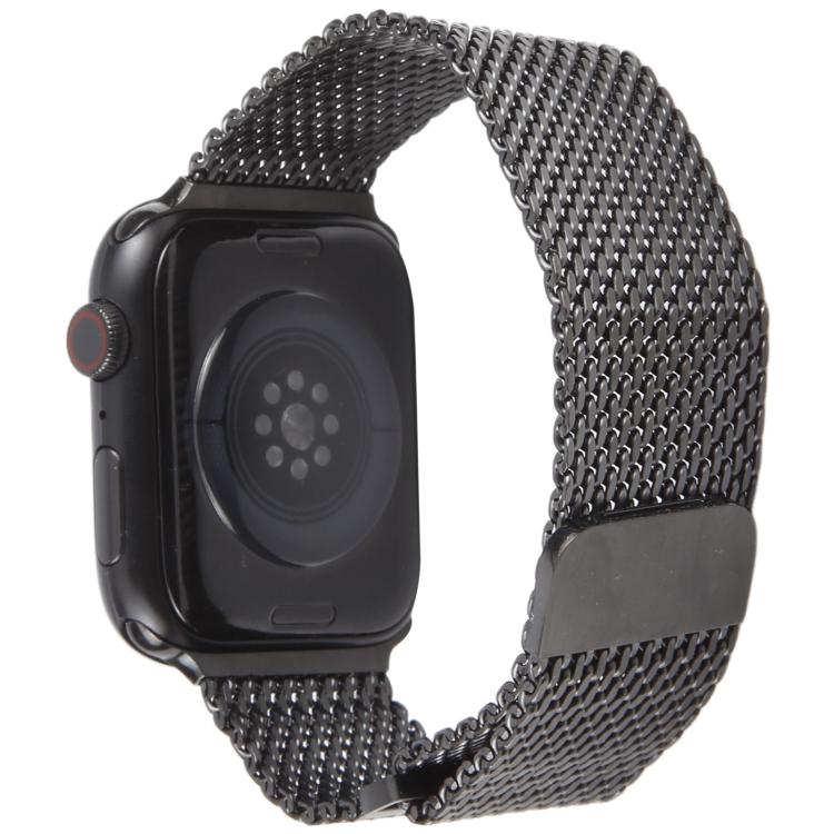 For Apple Watch 42mm / 41mm / 40mm / 38mm Double-section Magnetic Milanese Titanium Watch Band