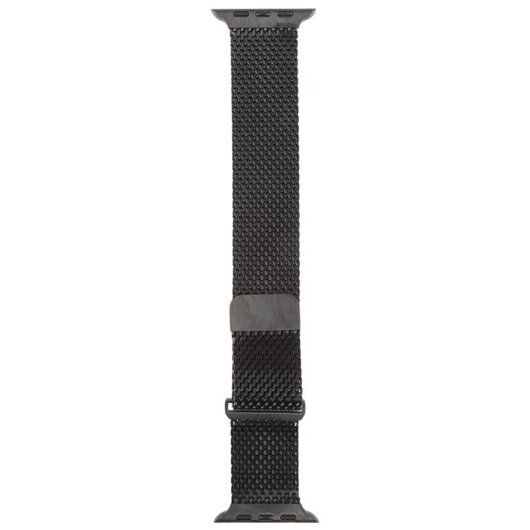 For Apple Watch 42mm / 41mm / 40mm / 38mm Double-section Magnetic Milanese Titanium Watch Band