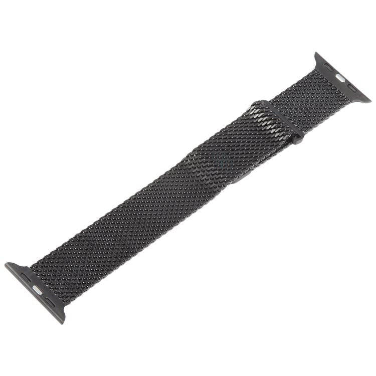 For Apple Watch 42mm / 41mm / 40mm / 38mm Double-section Magnetic Milanese Titanium Watch Band