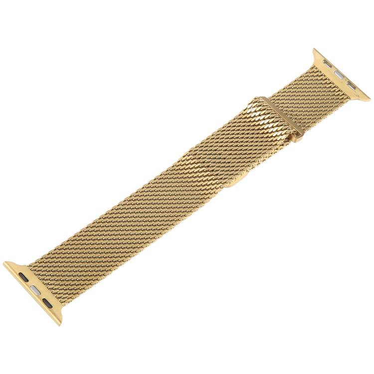 For Apple Watch 42mm / 41mm / 40mm / 38mm Double-section Magnetic Milanese Titanium Watch Band