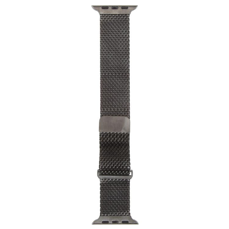 For Apple Watch 42mm / 41mm / 40mm / 38mm Double-section Magnetic Milanese Titanium Watch Band