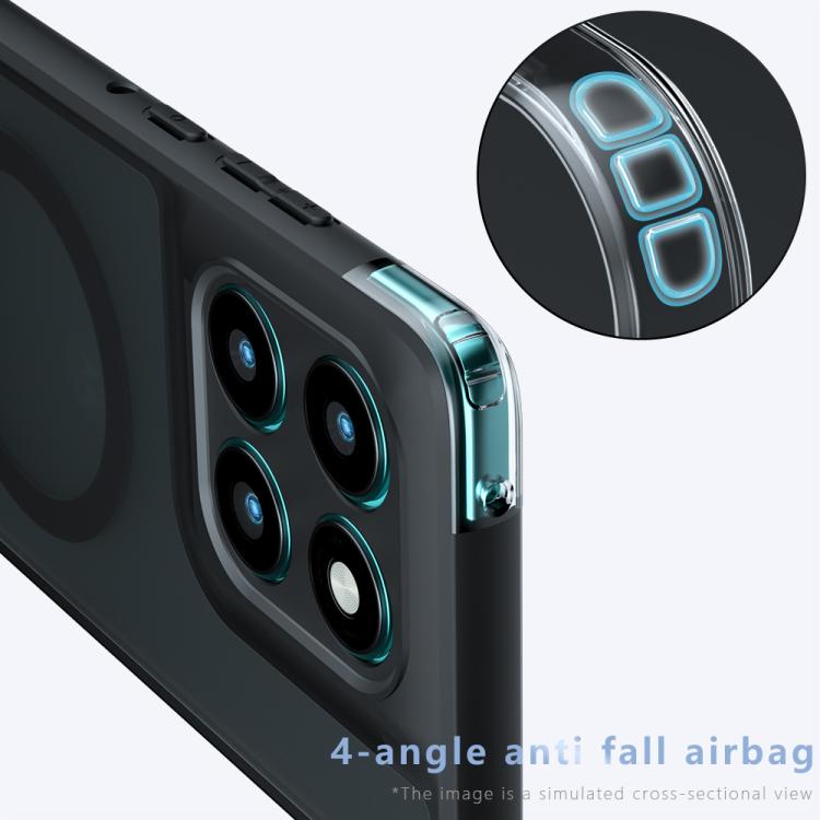 For Motorola Edge 60 Pro Armor MagSafe PC Hybrid TPU Phone Case - Frosted Black