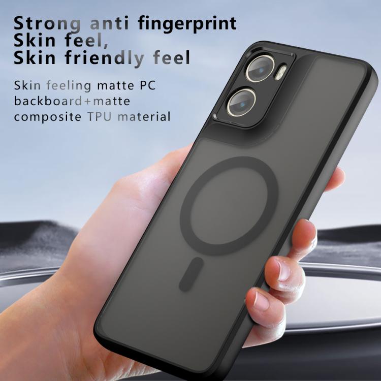 For Motorola Moto G06 4G Armor MagSafe PC Hybrid TPU Phone Case - Frosted Black
