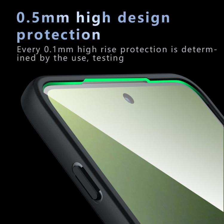 For Motorola Edge 70 / Moto X70 Air Armor MagSafe PC Hybrid TPU Phone Case - Frosted Black