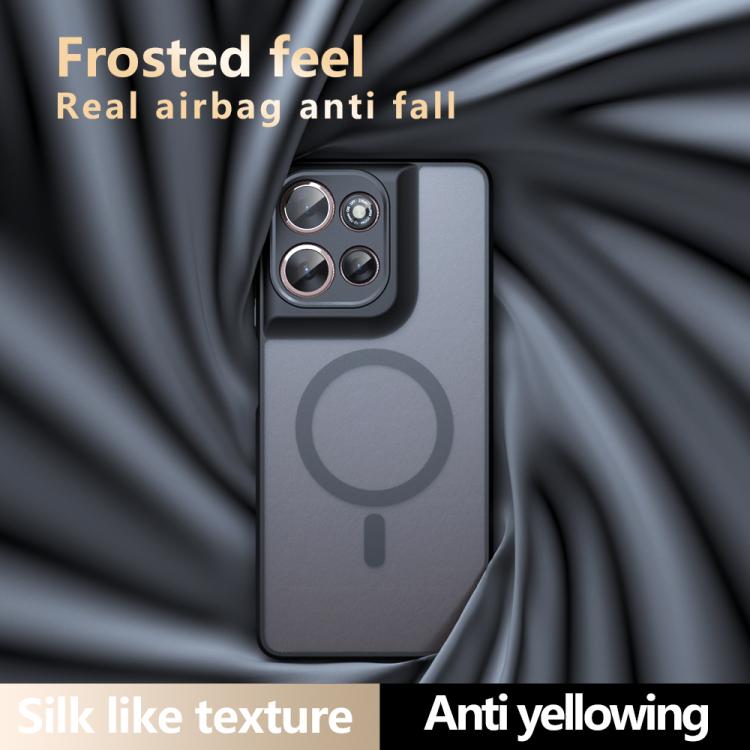 For Motorola Moto G Power 2025 / 2026 Armor MagSafe PC Hybrid TPU Phone Case - Frosted Black