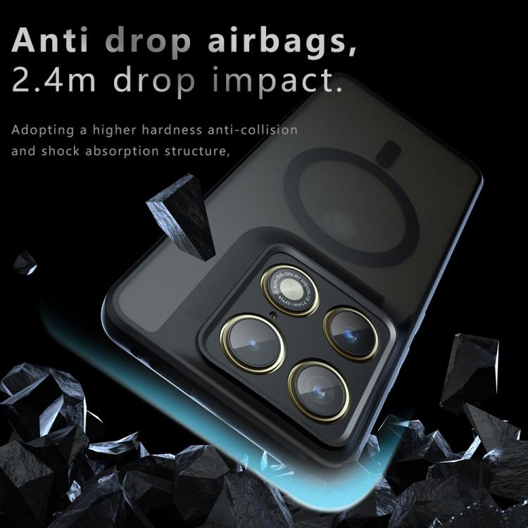 For Motorola Edge 70 Ultra / Signature 5G Armor MagSafe PC Hybrid TPU Phone Case - Frosted Black