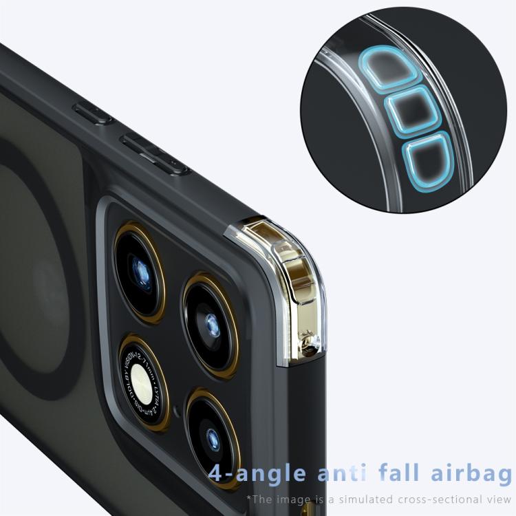 For Motorola Edge 70 Ultra / Signature 5G Armor MagSafe PC Hybrid TPU Phone Case - Frosted Black