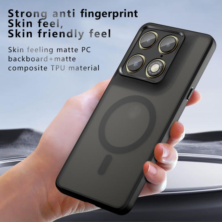 For Motorola Edge 70 Ultra / Signature 5G Armor MagSafe PC Hybrid TPU Phone Case - Frosted Black