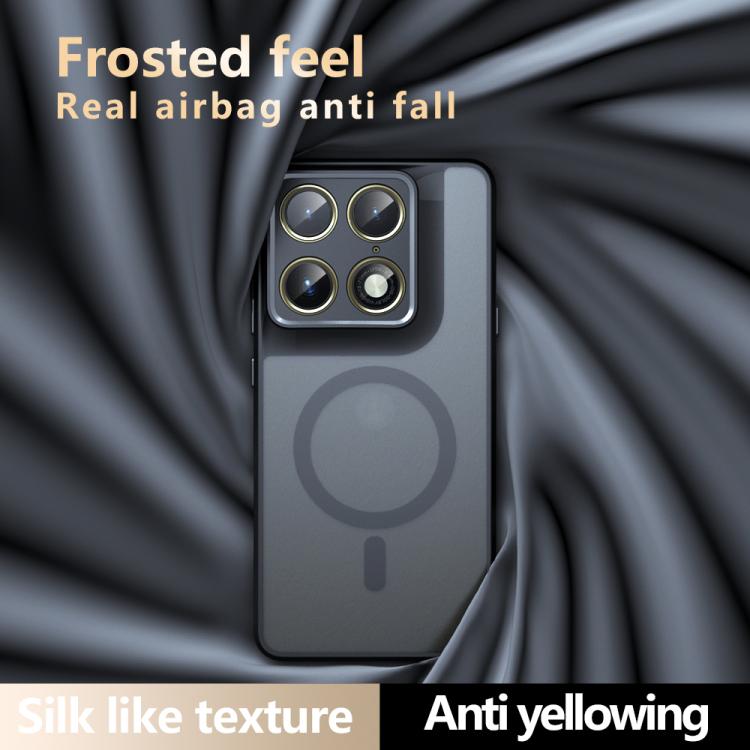 For Motorola Edge 70 Ultra / Signature 5G Armor MagSafe PC Hybrid TPU Phone Case - Frosted Black