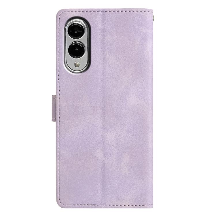 For Samsung Galaxy S25 Edge 5G Triangles Embossed Leather Phone Case