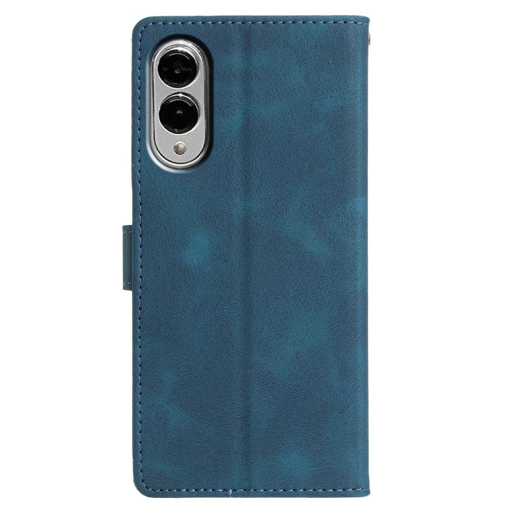 For Samsung Galaxy S25 Edge 5G Triangles Embossed Leather Phone Case