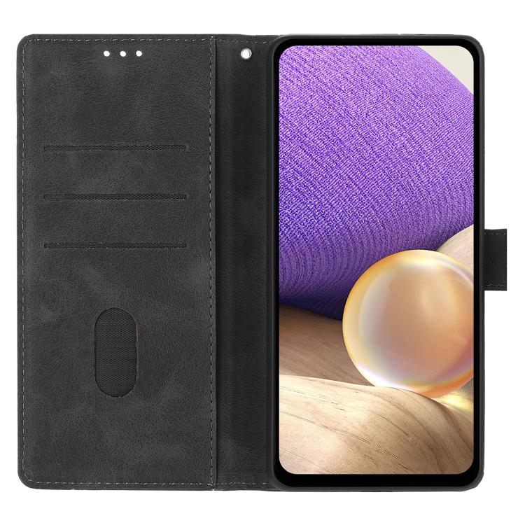 For Samsung Galaxy S25 Edge 5G Triangles Embossed Leather Phone Case