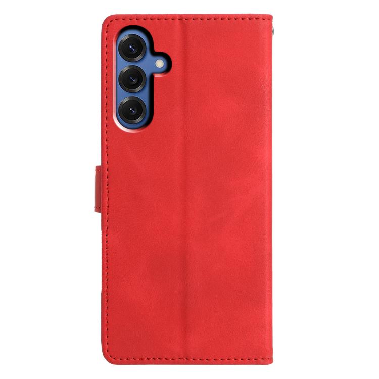 For Samsung Galaxy S25 FE 5G Triangles Embossed Leather Phone Case