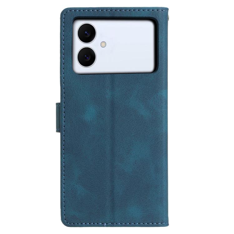 For Samsung Galaxy S26 Edge 5G Triangles Embossed Leather Phone Case