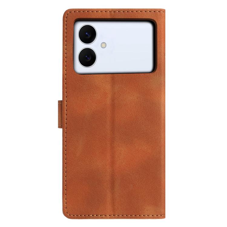 For Samsung Galaxy S26 Edge 5G Triangles Embossed Leather Phone Case