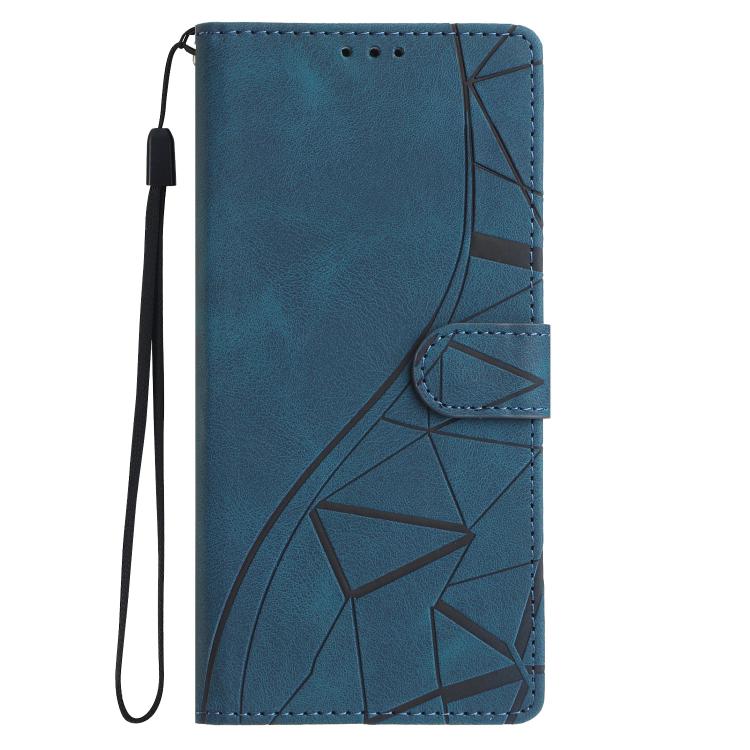 For Samsung Galaxy S26 5G Triangles Embossed Leather Phone Case
