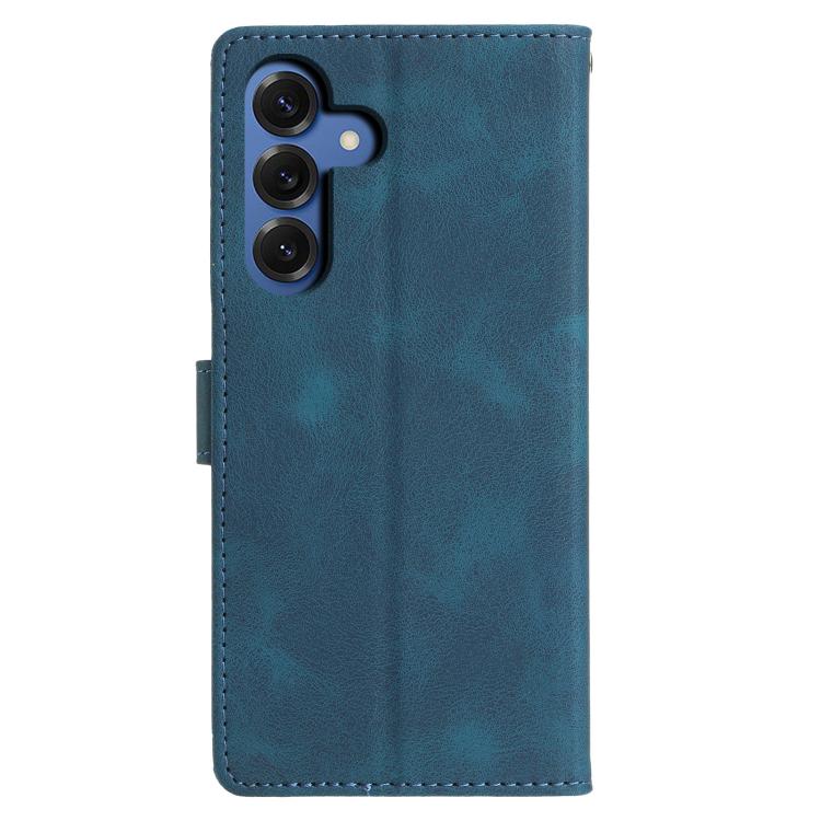 For Samsung Galaxy S26 5G Triangles Embossed Leather Phone Case