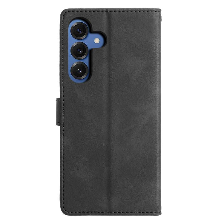 For Samsung Galaxy S26 5G Triangles Embossed Leather Phone Case