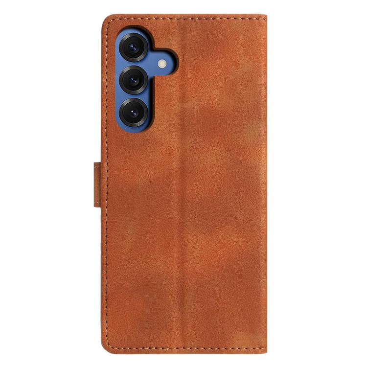 For Samsung Galaxy S26 5G Triangles Embossed Leather Phone Case