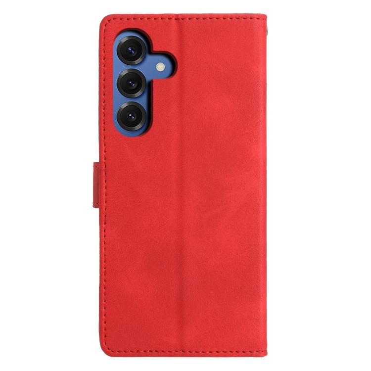 For Samsung Galaxy S26 5G Triangles Embossed Leather Phone Case