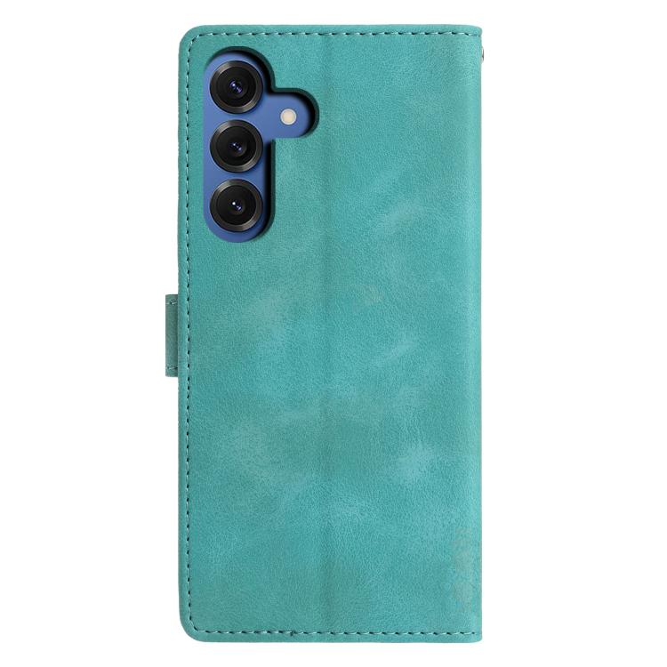 For Samsung Galaxy S26 5G Triangles Embossed Leather Phone Case