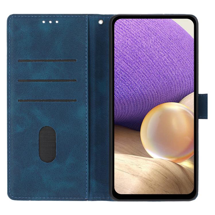 For Samsung Galaxy S26 Ultra 5G Triangles Embossed Leather Phone Case