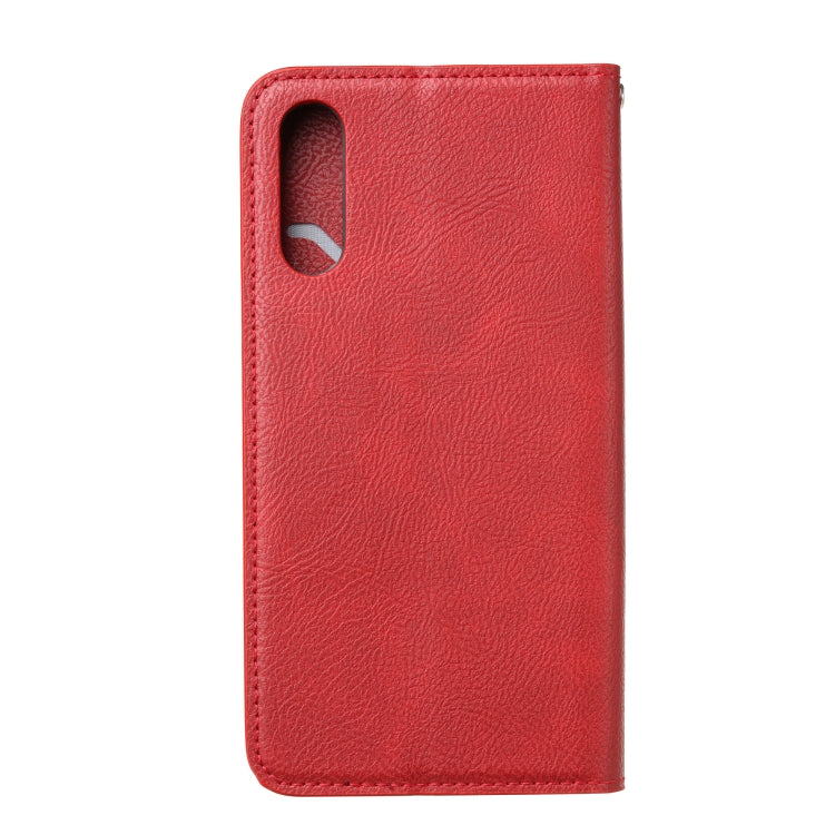For Xiaomi Redmi 9A Magnetic Horizontal Flip Leather Case with Holder & Card Slots & Wallet