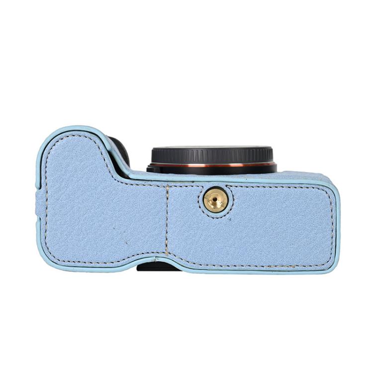 For Sony ILCE-7CM2 / Alpha 7C II Litchi Texture PU Leather Camera Half Case Base