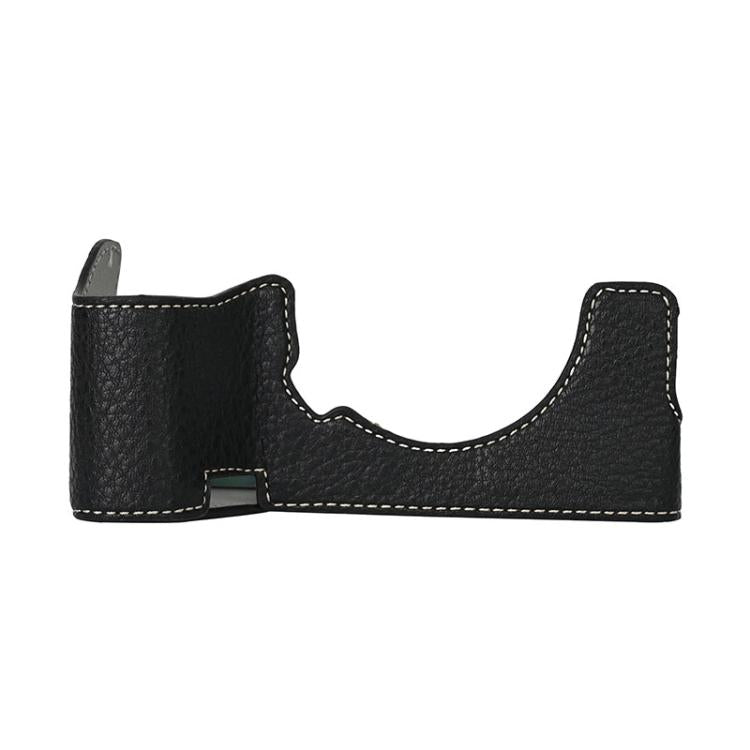 For Sony ILCE7RM5 / A7R5 Litchi Texture PU Leather Camera Half Case Base