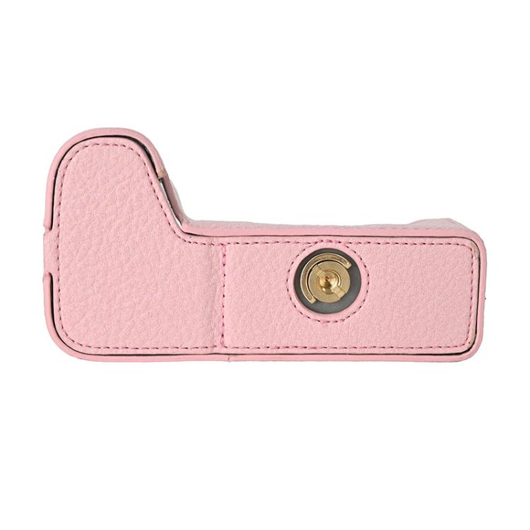 For Sony ILCE-6700 / A6700 Litchi Texture PU Leather Camera Half Case Base