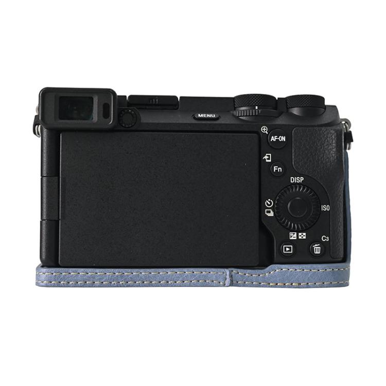 For Sony ILCE-6700 / A6700 Litchi Texture PU Leather Camera Half Case Base