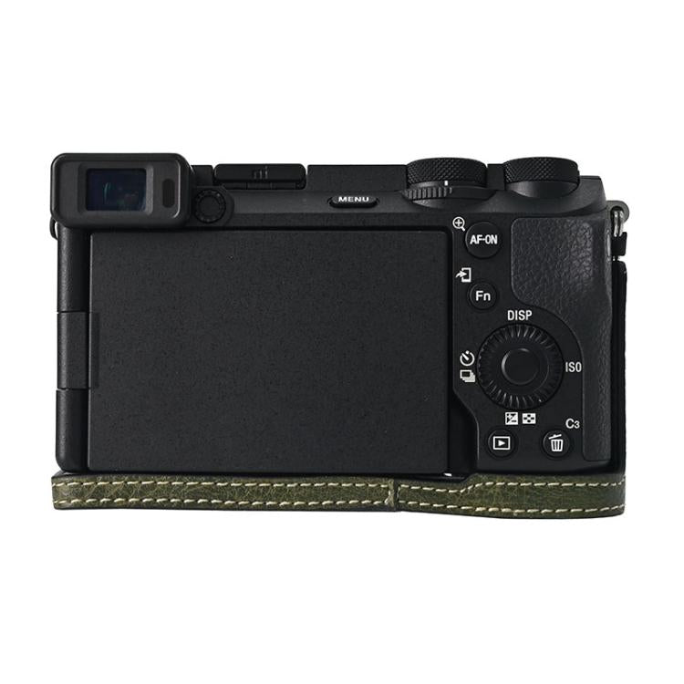 For Sony ILCE-6700 / A6700 Litchi Texture PU Leather Camera Half Case Base