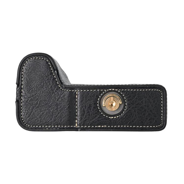 For Sony ILCE-6700 / A6700 Litchi Texture PU Leather Camera Half Case Base