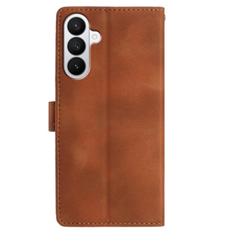 For Samsung Galaxy A37 5G Skin Feel Embossed Feather Leather Phone Case