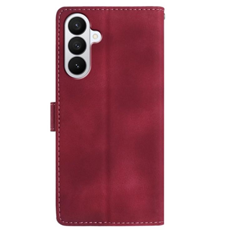 For Samsung Galaxy A37 5G Skin Feel Embossed Feather Leather Phone Case