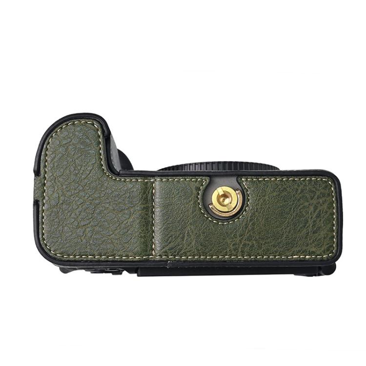 For Nikon Z6III Litchi Texture PU Leather Camera Half Case Base