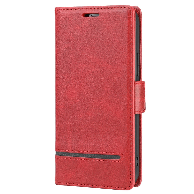 For iPhone 12 mini Business Style Line Splicing Horizontal Flip TPU + PU Leather Case with Card Slots & Holder & Wallet