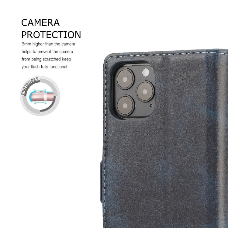 For iPhone 12 mini Business Style Line Splicing Horizontal Flip TPU + PU Leather Case with Card Slots & Holder & Wallet