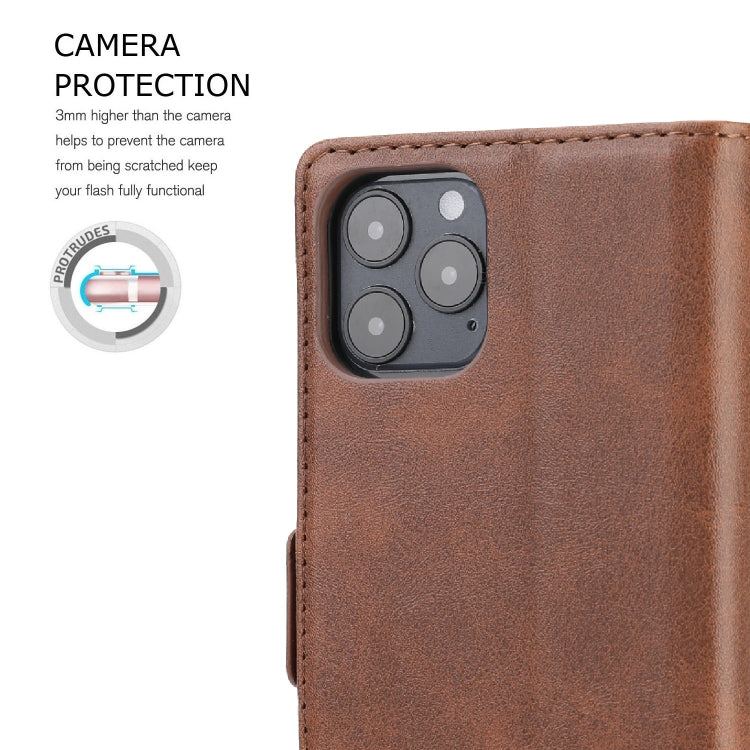 For iPhone 12 mini Business Style Line Splicing Horizontal Flip TPU + PU Leather Case with Card Slots & Holder & Wallet