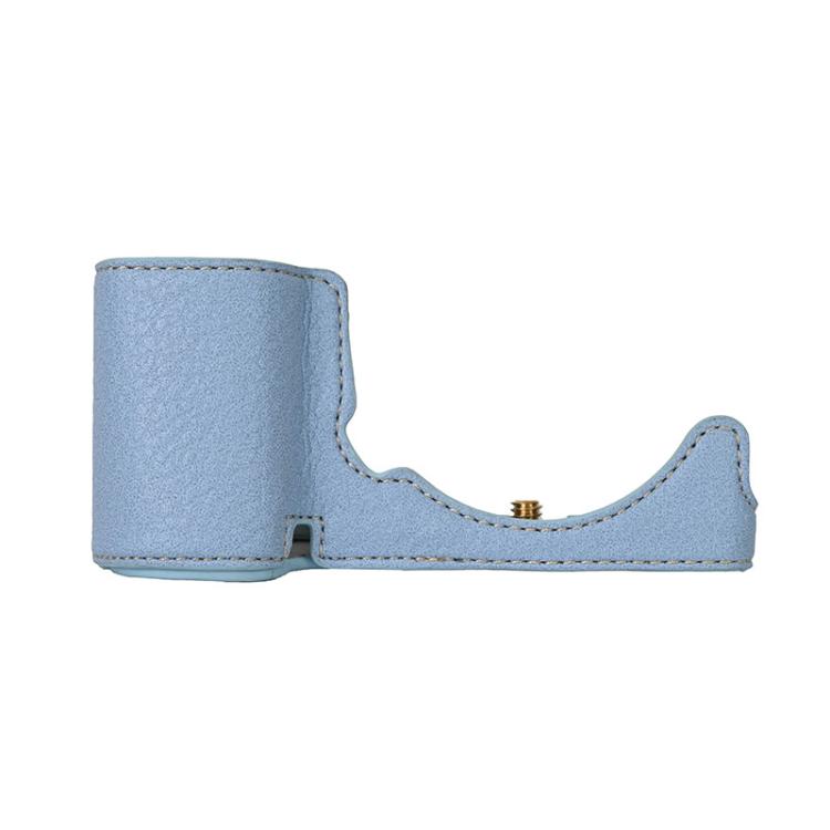 For Sony ZV-E10 Litchi Texture PU Leather Camera Half Case Base