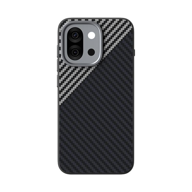 For OnePlus 13T ABEEL C Carbon Fiber Series 6D Micro Relief MagSafe Phone Case