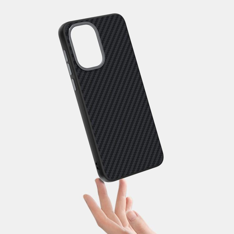 For OnePlus Ace 6 ABEEL C Carbon Fiber Series 6D Micro Relief MagSafe Phone Case