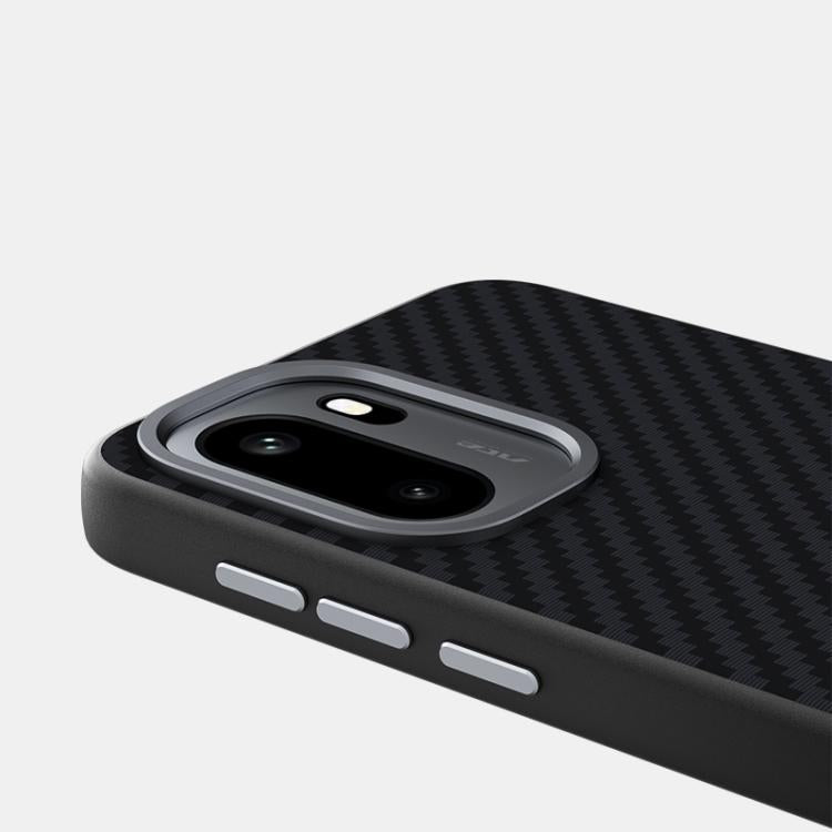 For OnePlus Ace 6 ABEEL C Carbon Fiber Series 6D Micro Relief MagSafe Phone Case