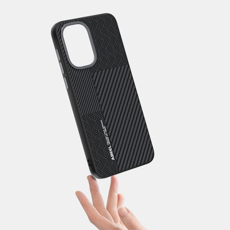 For OnePlus 15R / Ace 6T ABEEL C Carbon Fiber Series 6D Micro Relief MagSafe Phone Case