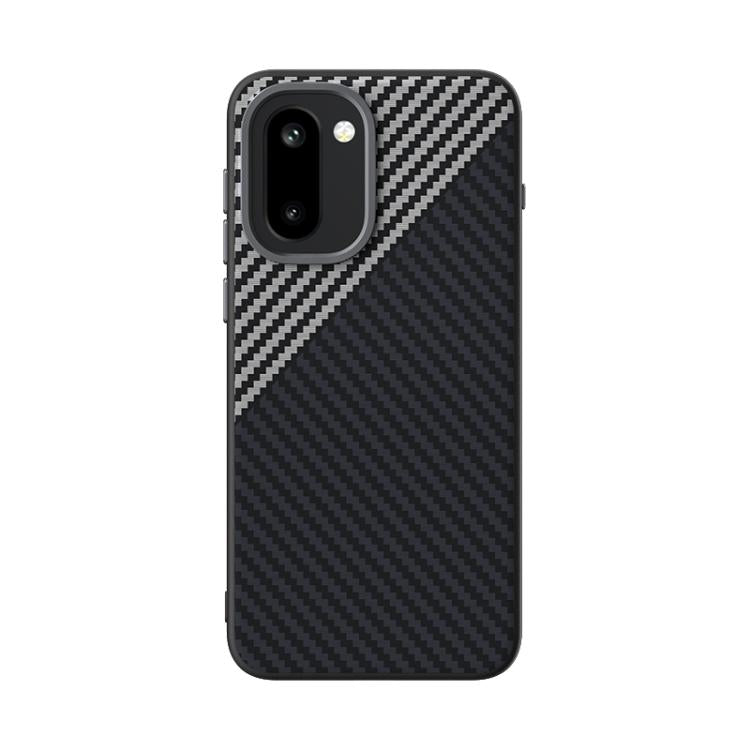 For OnePlus 15R / Ace 6T ABEEL C Carbon Fiber Series 6D Micro Relief MagSafe Phone Case